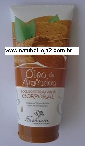Loção Hidratante Corporal - Óleo de Amêndoa - Fashion kit -