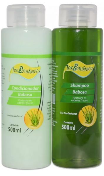 CONDICIONADOR + SHAMPOO BABOSA 500 ML