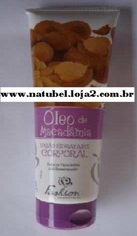 Loção Hidratante Corporal - Óleo de Macadâmia - Fashion kit